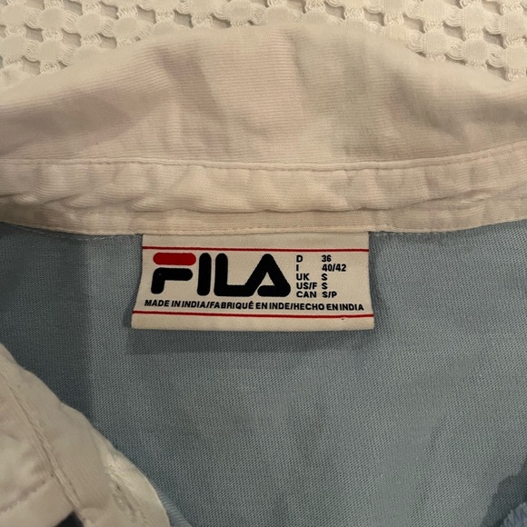 FILA - Block colour collared body long sleeve - Small - Picture 6 of 7